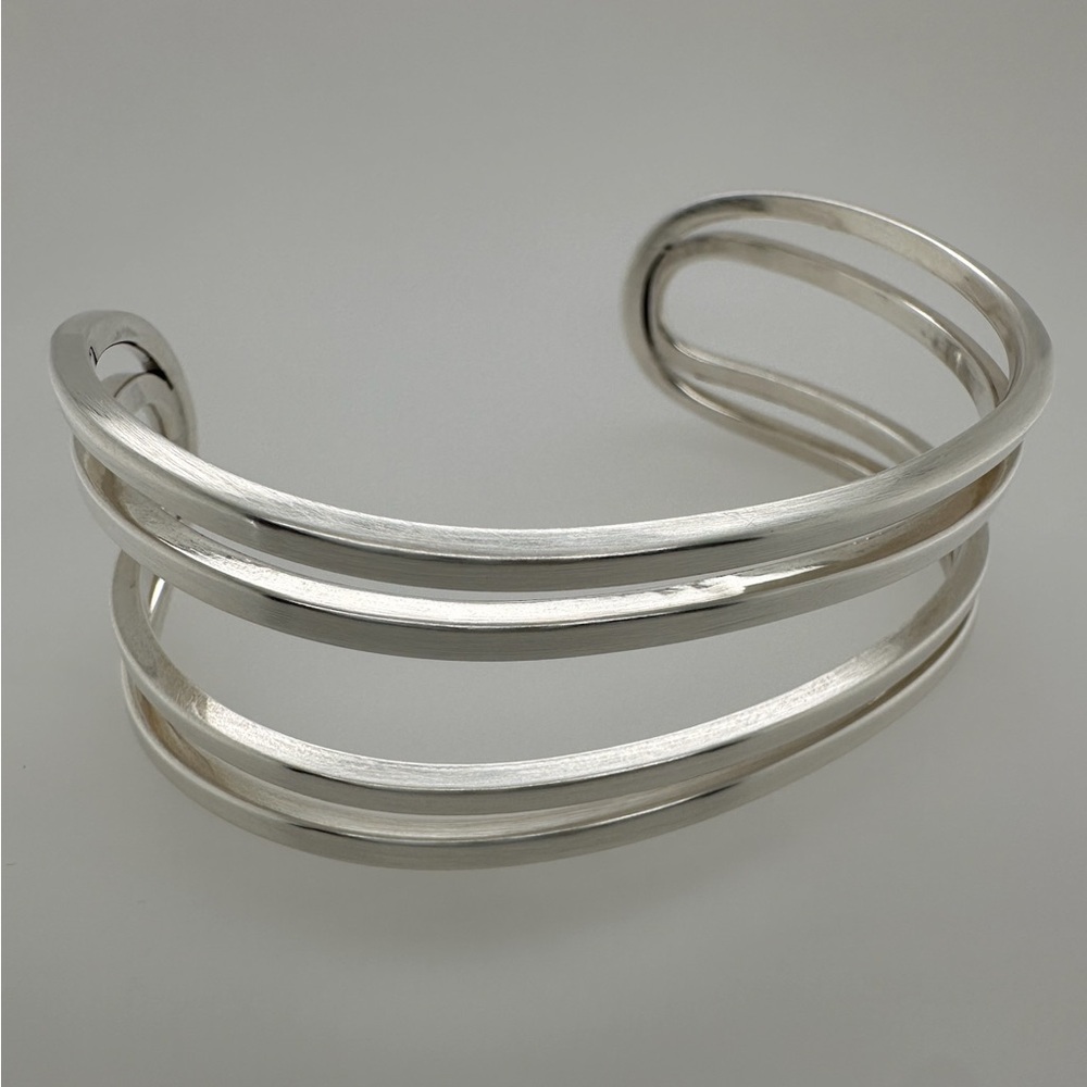 Sterling Silver Multi-Layered Cuff - image 1